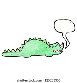 Cartoon-Dinosaurier