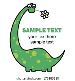 Cartoon dinosaur