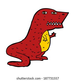 cartoon dinosaur