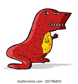 cartoon dinosaur
