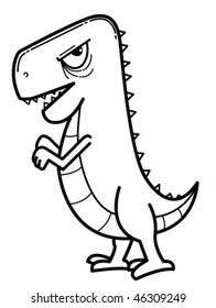 cartoon dinosaur