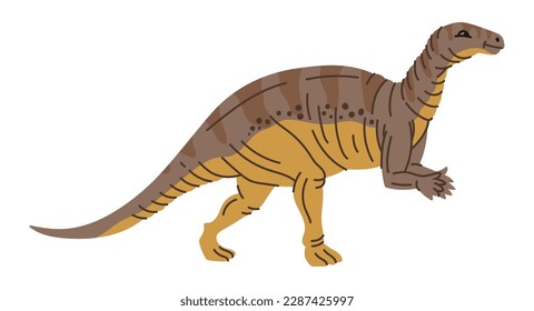 Caricatura del personaje de dinosaurio, Pachycephalosaurus cabeza lagartija animal de dino infantil con rayas, personaje cómico gracioso. Raptor del bebé vector tirannosauro