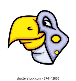 Cartoon Dinosaur Face Expression