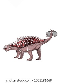 cartoon dinosaur illustration drawing
