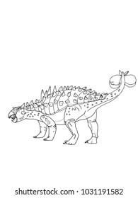 cartoon dinosaur illustration drawing coloring