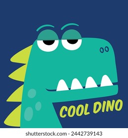 cartoon dinosaur vector illustration design