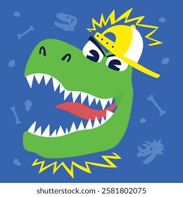 cartoon dinosaur vector illustration graphic