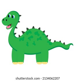 Cartoon dinosaurs. Baby dino prehistoric animals.