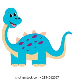 Cartoon dinosaurs. Baby dino prehistoric animals.