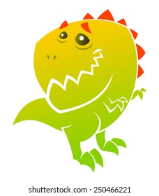 Cartoon dinosaurus.