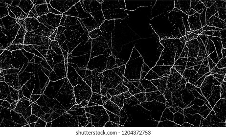 Cartoon Distressed Black and White Grunge Seamless Texture. Hand Drawn Old Scratched Seamless Pattern. Faded Dyed Paper Texture. Monochrome Banner Design Background.