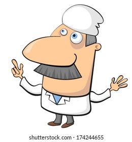 Cartoon doctor