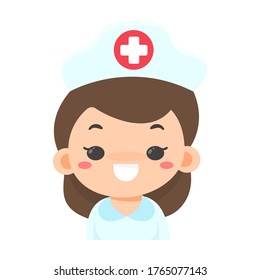 Cartoon doctor and nurse icon