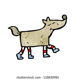 cão de desenho animado