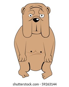 Cartoon dog