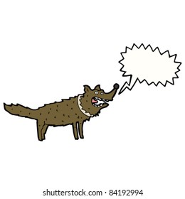 cartoon dog barking