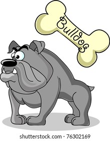 cartoon dog breed bulldog