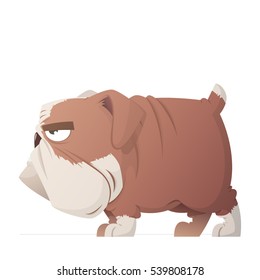 Cartoon dog breeds. Vector collection.