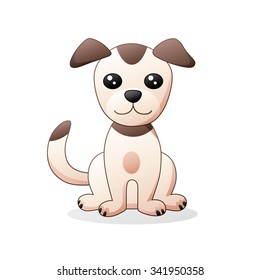 Cartoon dog character.