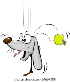 cartoon dog crying 	