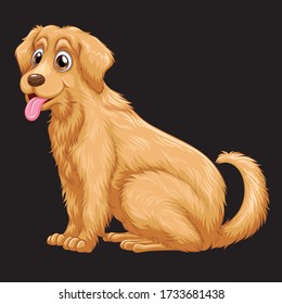 cartoon dog design vector file