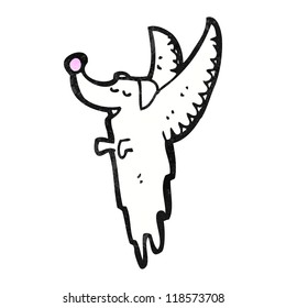 fantasma de perro de dibujos animados
