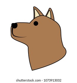 cartoon dog icon