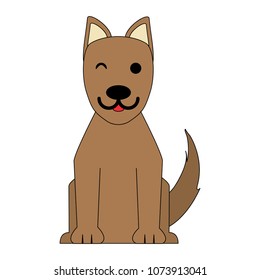 cartoon dog icon