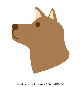 cartoon dog icon