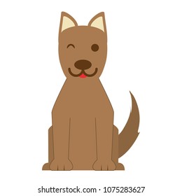 cartoon dog icon