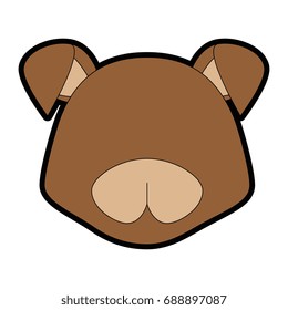 cartoon dog icon