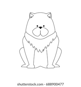 cartoon dog icon