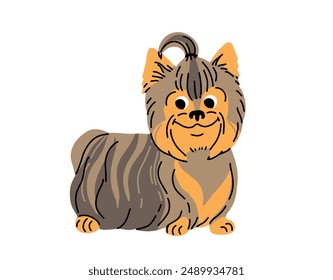 cartoon Dog in motion. Different canine breeds. Active puppies doberman, dalmatian, pomeranian, sheltie, italian greyhound, yorkshire terrier, corgi. Flat vector illustration