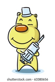 cartoon dog nurse