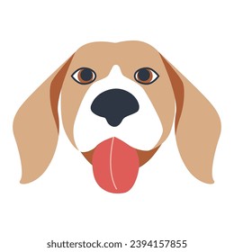 Cartoon dog or puppy characters design.