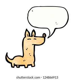 Cartoon Dog Speech Bubble Stock Vector (Royalty Free) 124866913 ...