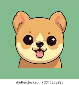 Cartoon dog vector design Cartoon puppy dog vector design supper cute