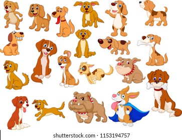 Cartoon dogs collection