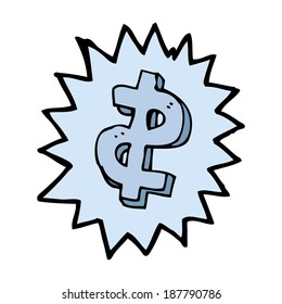 cartoon dollar symbol