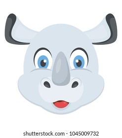 A cartoon of domestic animal guinea pig face
