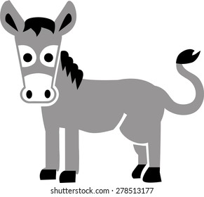 Cartoon Donkey