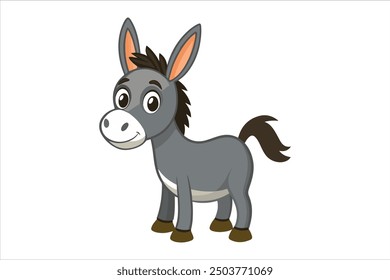 A cartoon Donkey vector illustrations 