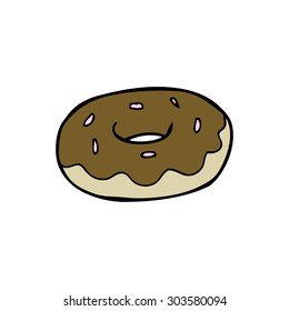 cartoon donut