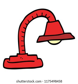 lámpara ajustable de doodle de dibujos animados