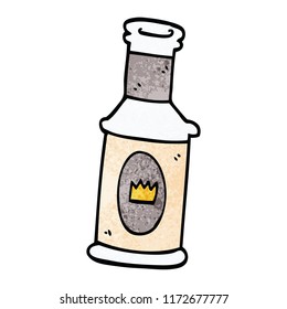 cartoon doodle alcoholic drink