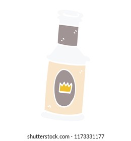 cartoon doodle alcoholic drink