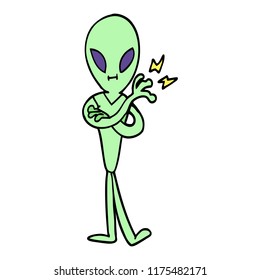 Cartoon-Doodle-Alien