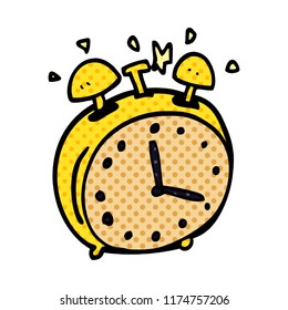 reloj de caricatura doodle alram