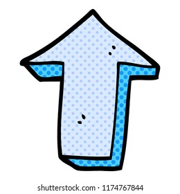 cartoon doodle arrow pointing direction