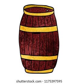 cartoon doodle of a barrel